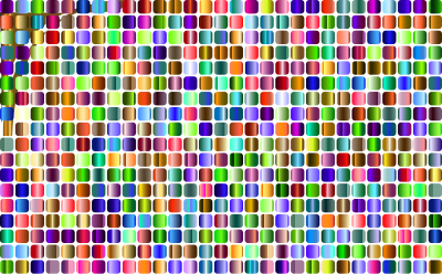 Prismatic Rounded Squares Grid 4 No Background clipart