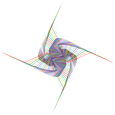 Prismatic Shuriken 3 clipart