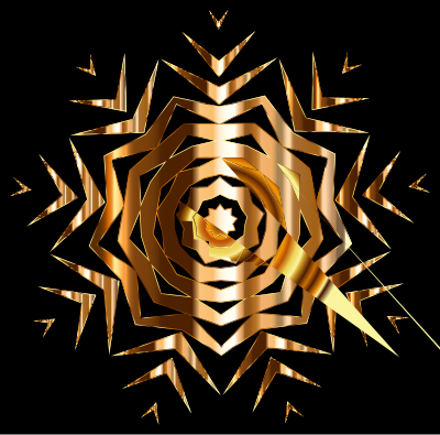 Prismatic Snowflake 3 clipart
