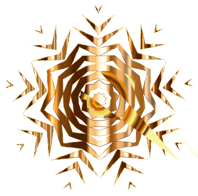 Prismatic Snowflake 3 Without Background clipart