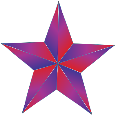 Prismatic Star 15 clipart