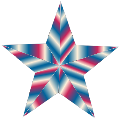 Prismatic Star 16 clipart