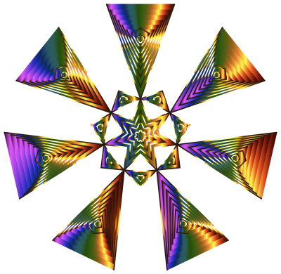 Prismatic Star clipart