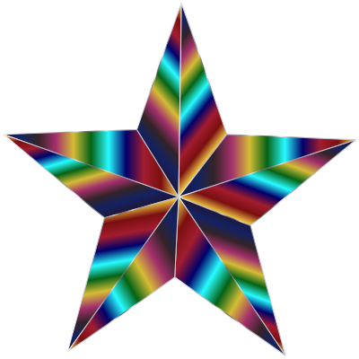 Prismatic Star 3 clipart