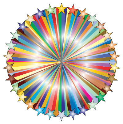 Prismatic Starburst 2 clipart