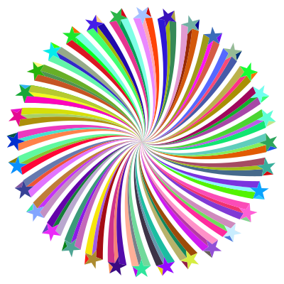 Prismatic Starburst Vortex Mark II clipart