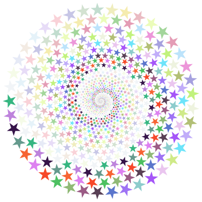 Prismatic Stars Whirlpool clipart