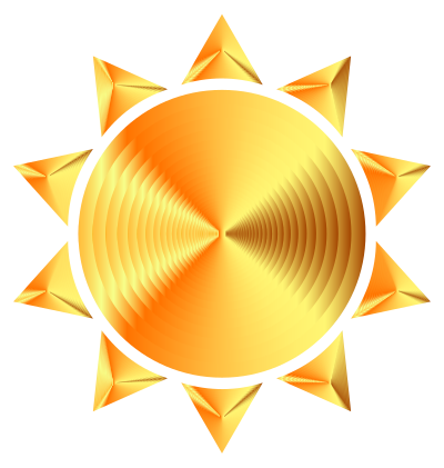 Prismatic Sun Icon Variation 8 clipart