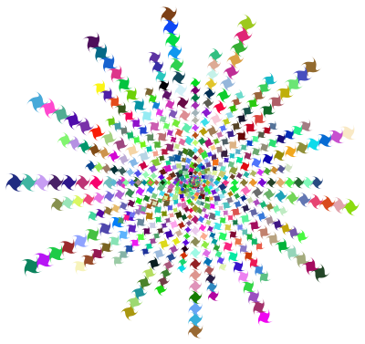 Prismatic Supernova No Background clipart