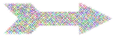 Prismatic Thorns Arrow clipart