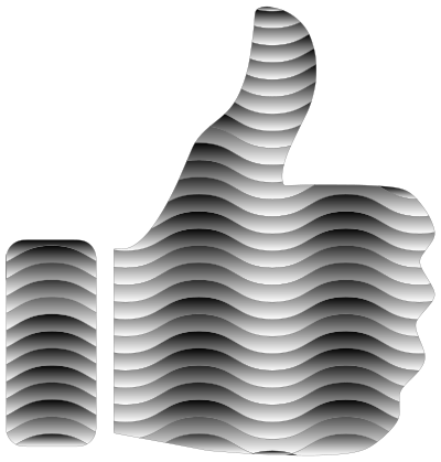 Prismatic Thumbs Up 4 clipart