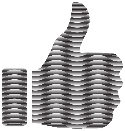 Prismatic Thumbs Up 5 clipart