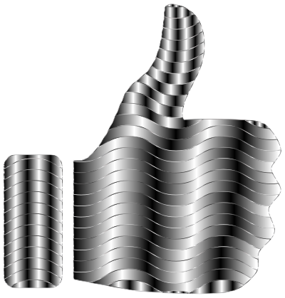 Prismatic Thumbs Up 8 clipart