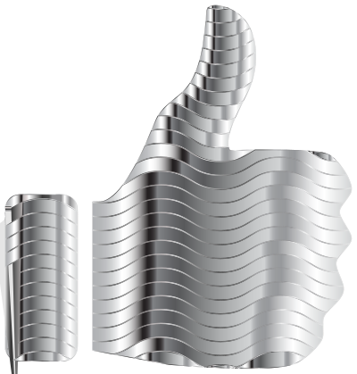 Prismatic Thumbs Up 9 clipart