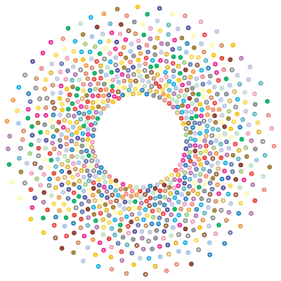 Prismatic Torus Circles 2 clipart