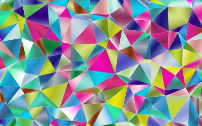 Prismatic Triangular Background clipart