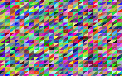 Prismatic Triangular Background Design clipart