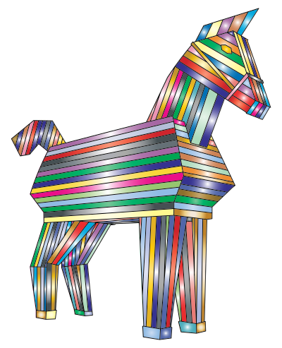 Prismatic Trojan Horse clipart
