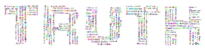 Prismatic Truth Word Cloud No Background clipart