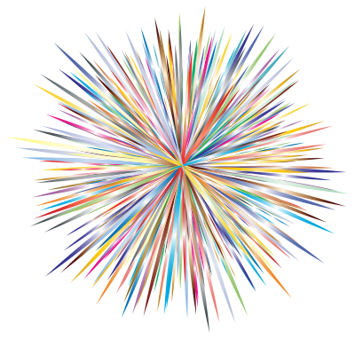 Prismatic Unilateral Explosion clipart