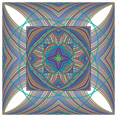 Prismatic Waves Design 18 clipart