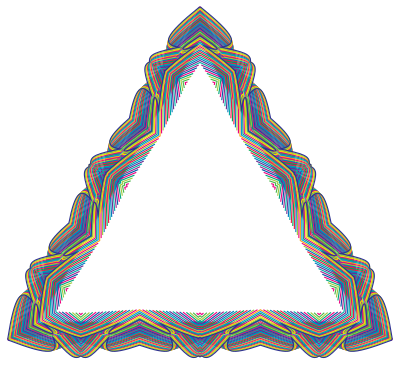 Prismatic Waves Frame 8 clipart