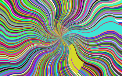Prismatic Waves Starburst clipart