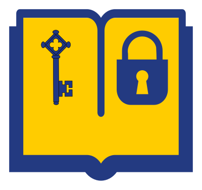 Privacy book clipart
