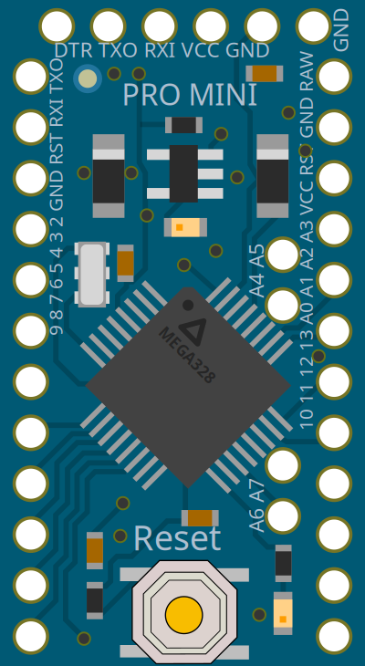 "Pro Mini" PCB clipart
