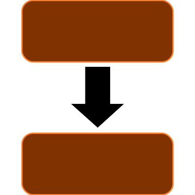 Procedure in orange clipart