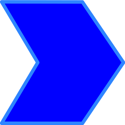 Process in blue clipart