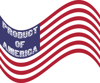 Product Of America Wavy Flag Variation 3 clipart