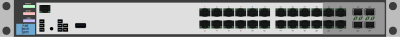 ProEdge Fixed Network Switch - 20x1000BASE-T RJ45/8P8C + 4xDP RJ45/8P8C/SFP/SFP+ clipart