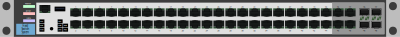 ProEdge Fixed Network Switch - 44x1000BASE-T RJ45/8P8C + 4xDP RJ45/8P8C/SFP/SFP+ clipart