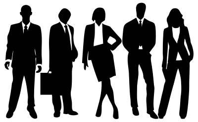 Professional People Silhouette clipart