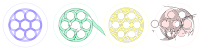Progressive circles clipart