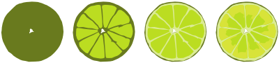 Progressive limes clipart