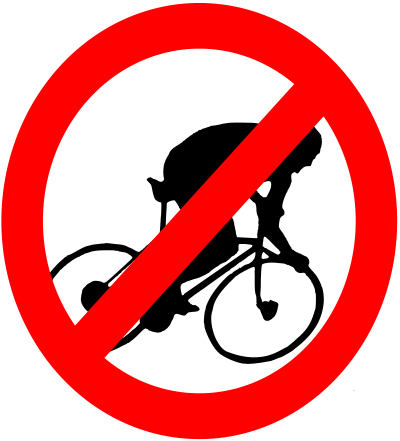 Prohibit Bikes clipart