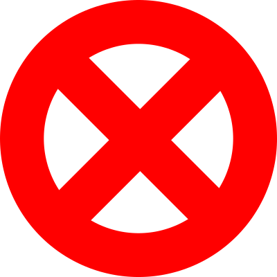 Prohibited Sign - Forbidden Sign - Abort clipart