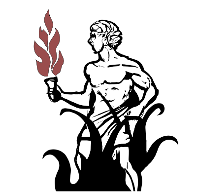 Prometheus Carries a Blazing Torch clipart