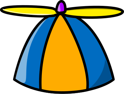 Propeller hat clipart