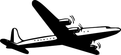 Propellor Airliner clipart