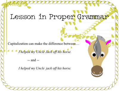 Proper Grammar clipart