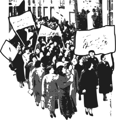 Protest Women clipart