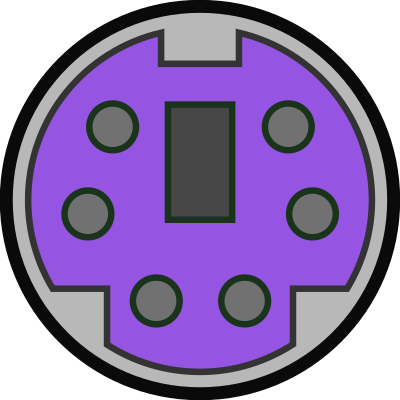 PS2 Keyboard clipart