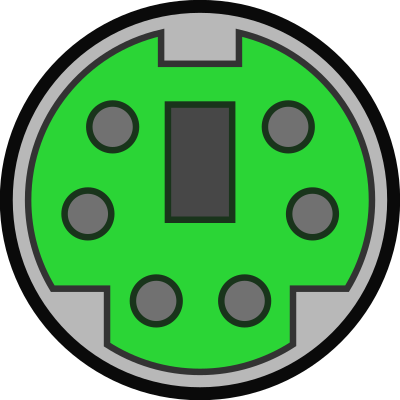 PS2 Mouse Port clipart