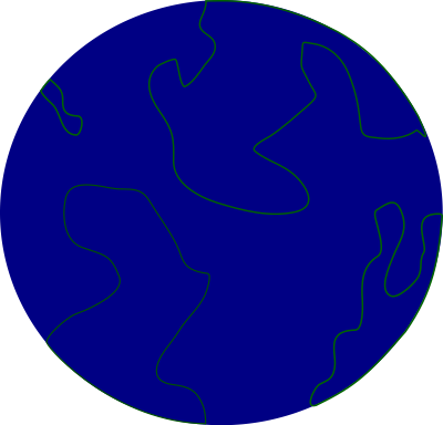 Pseudo globe clipart