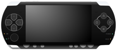 PSP 2000 Black clipart