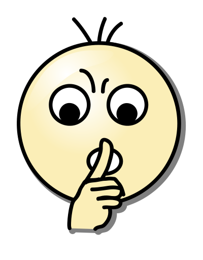 Pssst! clipart