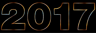 Psychedelic 2017 Typography Enhanced clipart